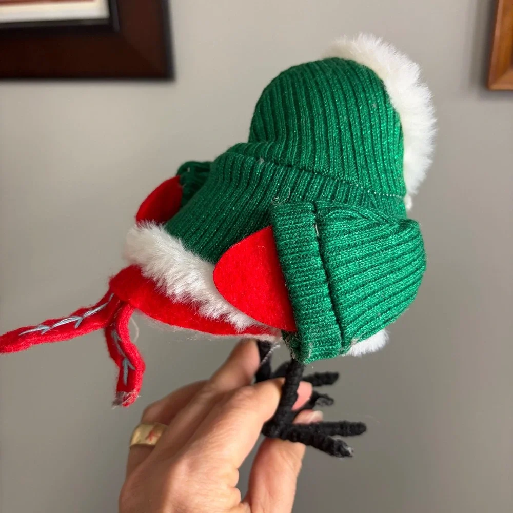 Target Wondershop Christmas Bird Dazzle 2019 Green Sweater Collectible Ornament